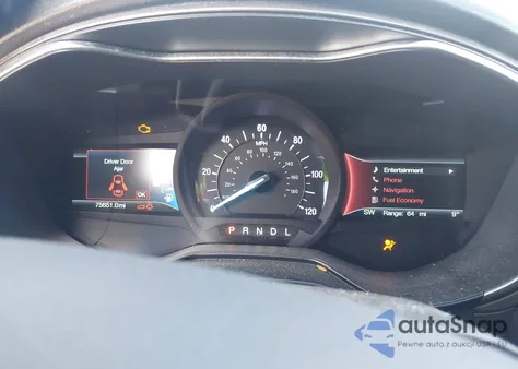 2019 Ford Fusion Hybrid Sel из США, поврежденный, VIN 3FA6P0MU6KR165403